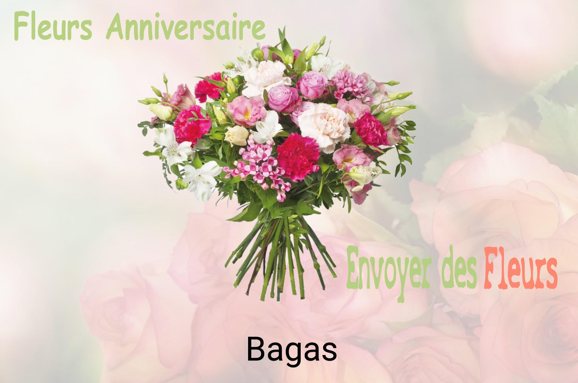 Bouquet de fleurs d’anniversaire livré à Bagas